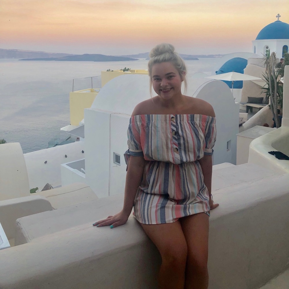 Off shoulder dress. Worn once